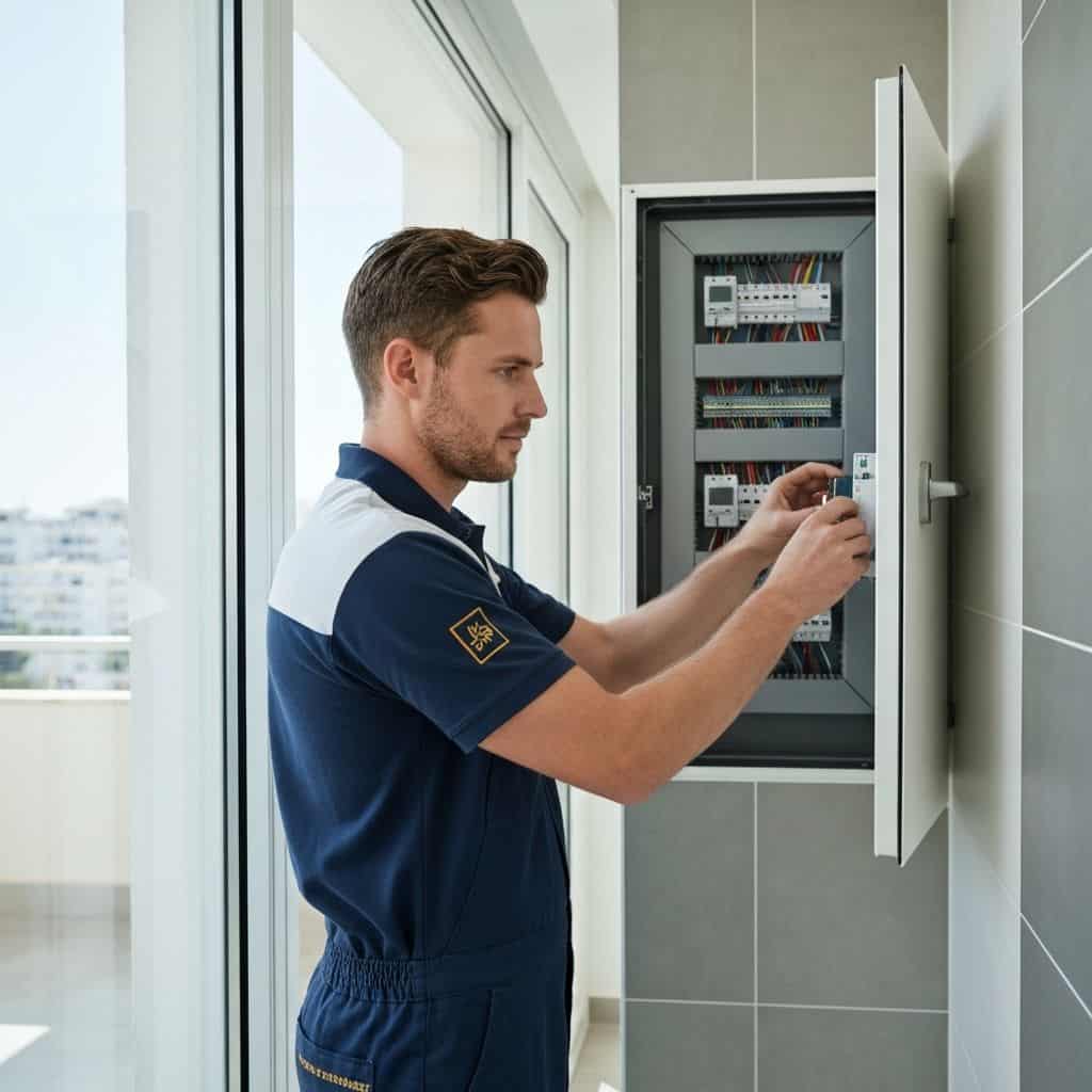 Corstjens Instalaciones, electricista profesional trabajando en Benidorm